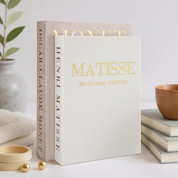 Decorative Books Set of 2, Linen Faux Coffee Table Books | Linen Decorative Books with Hidden Storage, Nested Design for Remotes, Jewelry, and Stylish Shelf or Desk Decor.3