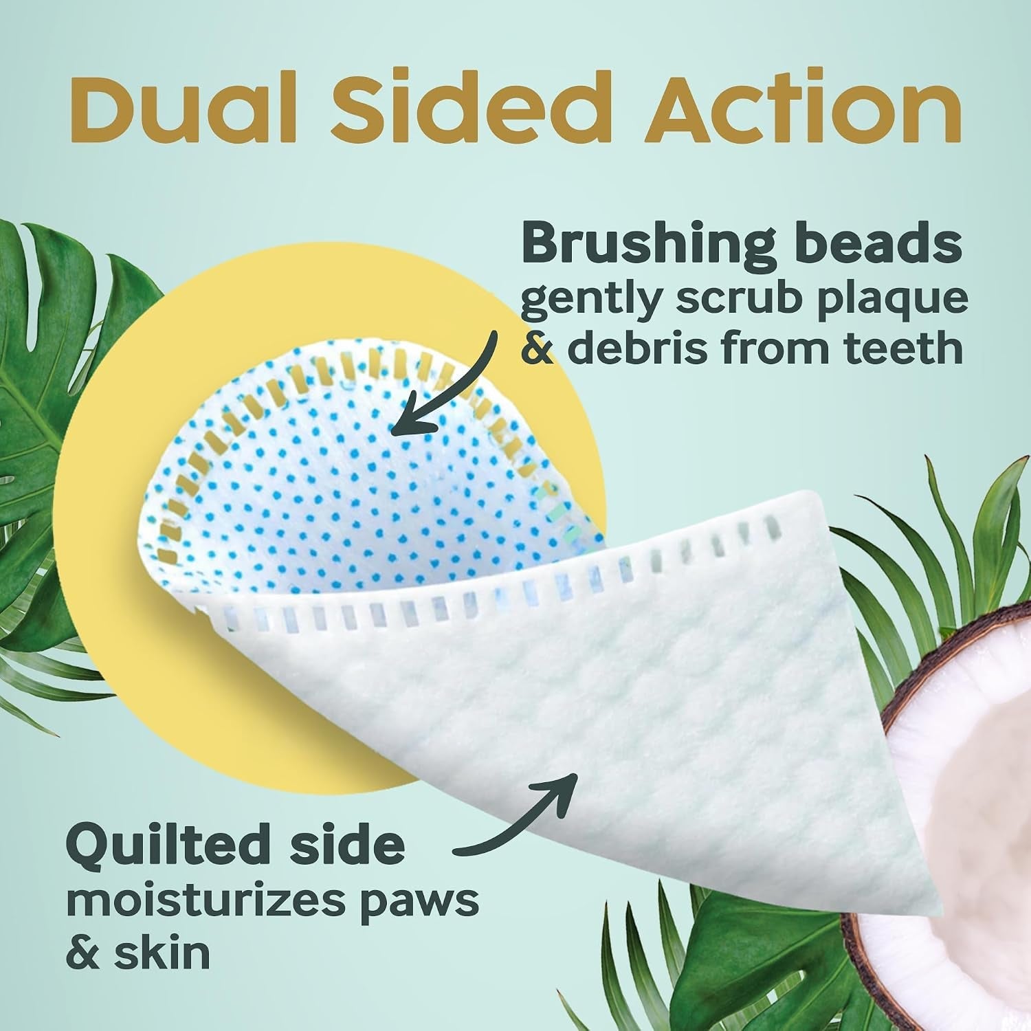 cocopup-dog-cat-dental-wipes-coconut-oil-finger-toothbrush-cleaner-coconut-oil-infused-finger-wipes-for-dogs-and-cats-helps-clean-teeth-freshen-breath-and-wipe-ears-nose-paws-and-fur