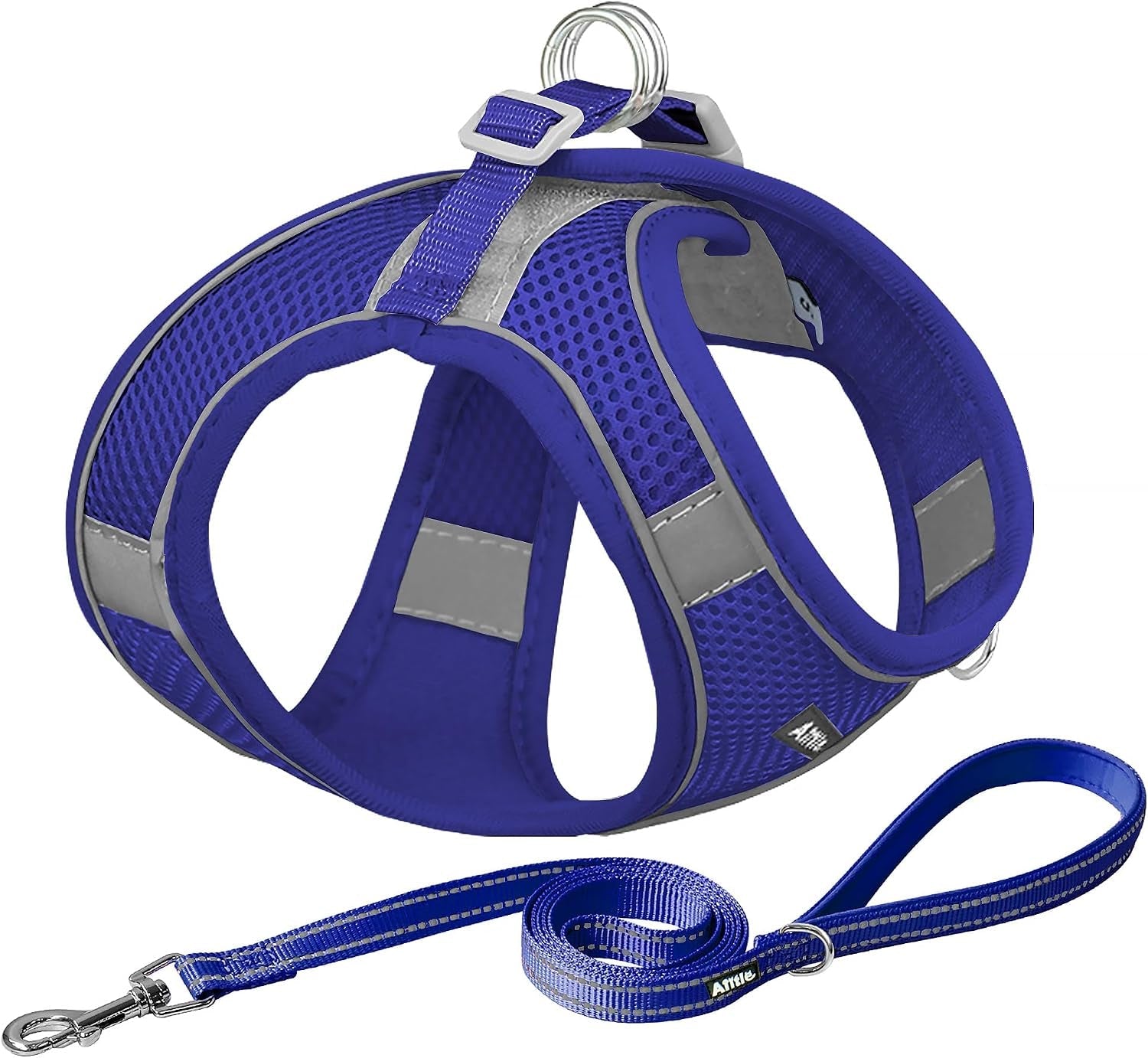 aiitle-no-pull-dog-harness-and-leash-set-step-in-adjustable-dog-harness-with-padded-vest-for-all-weather-dog-leash-with-soft-padded-handle-easy-to-put-on-small-and-medium-dogs-beige-s