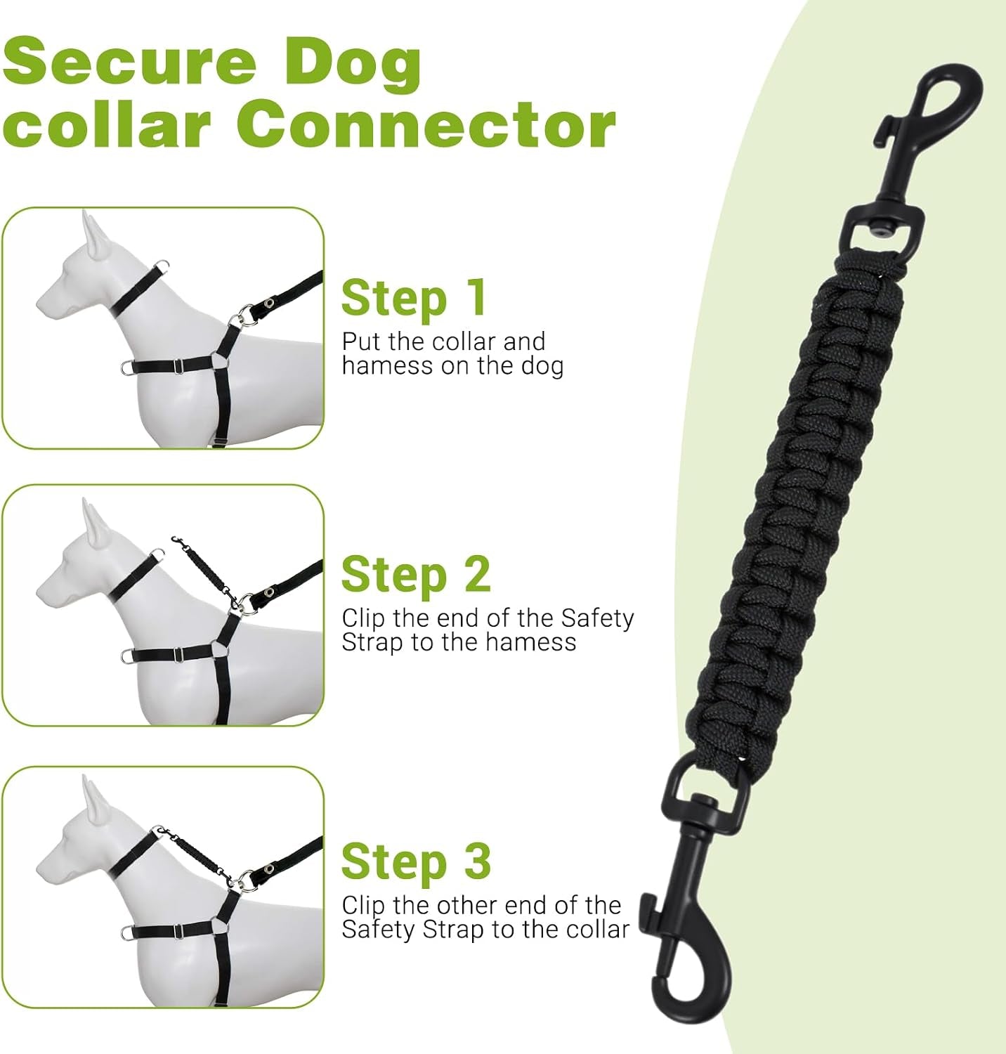 yuanchu-safety-clip-for-dog-collar-double-ended-dog-collar-safety-clip-backup-safety-strap-with-dual-clasps-leash-connector-for-prong-collar-harness-vests-walking-running-training