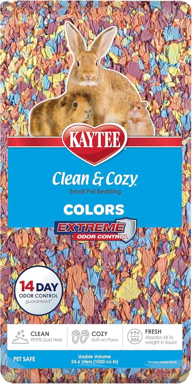 kaytee-clean-cozy-colors-small-animal-bedding-with-extreme-odor-control-kaleidoscope-24-6-liters