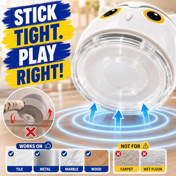 Interactive Cat Toys for Indoor Cats - Automatic Flying Bird Feather Toy with Sticky Suction Base, USB Rechargeable 360° Electric Cat Teaser, Touch Activated Self-Play Toy for Bored Cats8