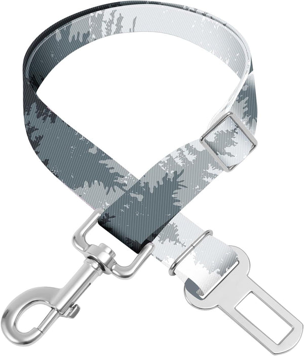 Adjustable Pet Cat and Dog Car Seat Belt，The Lanyard Is Flexible and Adjustable from 20 to 33 Inches (Floral)20