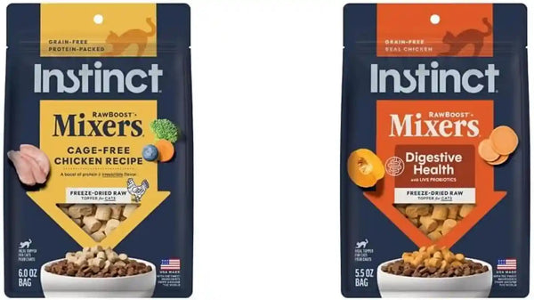 Instinct Freeze Dried Mixers, Cat Food Toppers, Digestive Health, 5.5 Oz | Freeze-Dried Raw Meal Topper or Treat, Functional Whole Foods, Fiber, and Probiotics for Gut Support16