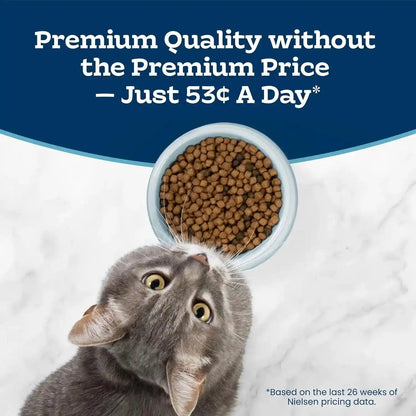 Blue Buffalo Tastefuls Chicken & Brown Rice Recipe Dry Indoor Cat Food for Adult Cats, Real Chicken First, Deliciously Healthy Natural Cat Food, Supports Digestive Care and Coat Health, 3 Lbs.3