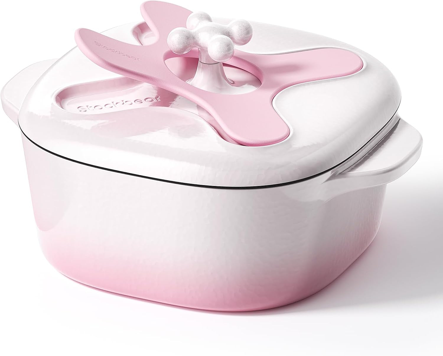 5-qt-enameled-cast-iron-dutch-oven-with-lid-cream-pink-white-6-layer-nonstick-enamel-extra-capacity-oval-design-heavy-self-basting-lid-heat-resistant-silicone-pad-included