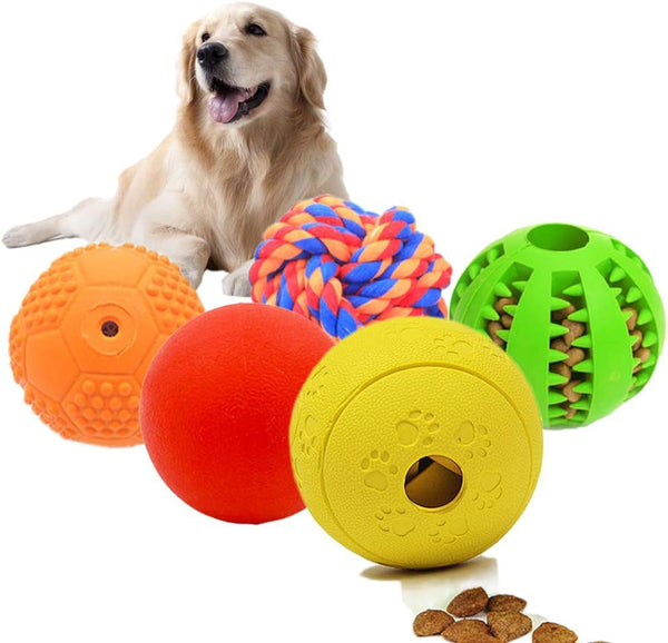 Volacopets Puppy Balls - Pack with Different Functions & Teething Toys for Small Dogs, Squeaky Dog Balls, Rubber Chew Toys for Enrichment8