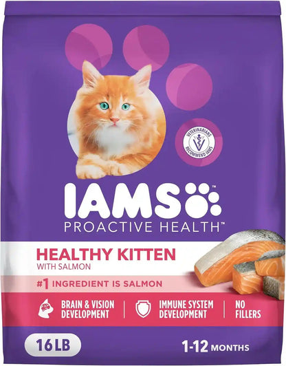 IAMS Proactive Health Healthy Kitten Dry Cat Food, Chicken, 3.5 Lb | Veterinarian-Recommended, Real Chicken #1 Ingredient, Omega-3 DHA & Taurine, Supports Digestion, Skin Health, Immune System12