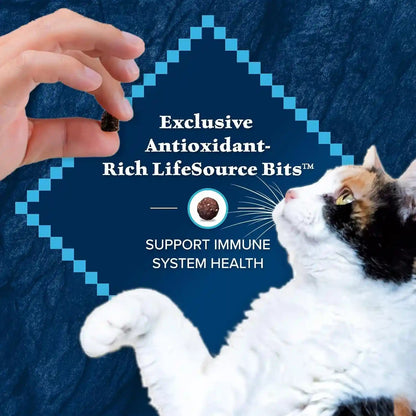 Blue Buffalo Wilderness Chicken Natural High-Protein Grain-Free Dry Food for Adult Indoor Cats, Real Chicken First, Antioxidant-Rich Lifesource Bits Support Immunity, Promotes Strong Muscles, 5 Lbs.7