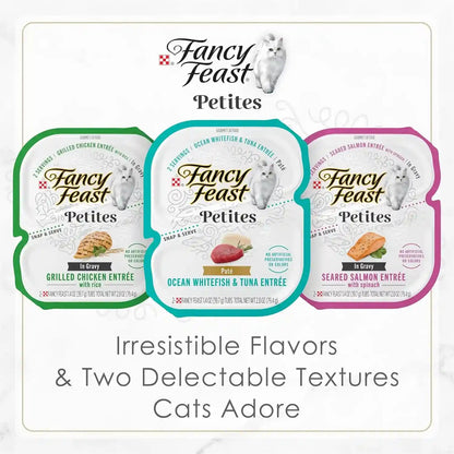 Purina Fancy Feast Petites Seared Salmon Wet Cat Food, 2.8 Oz, 12-Pack11