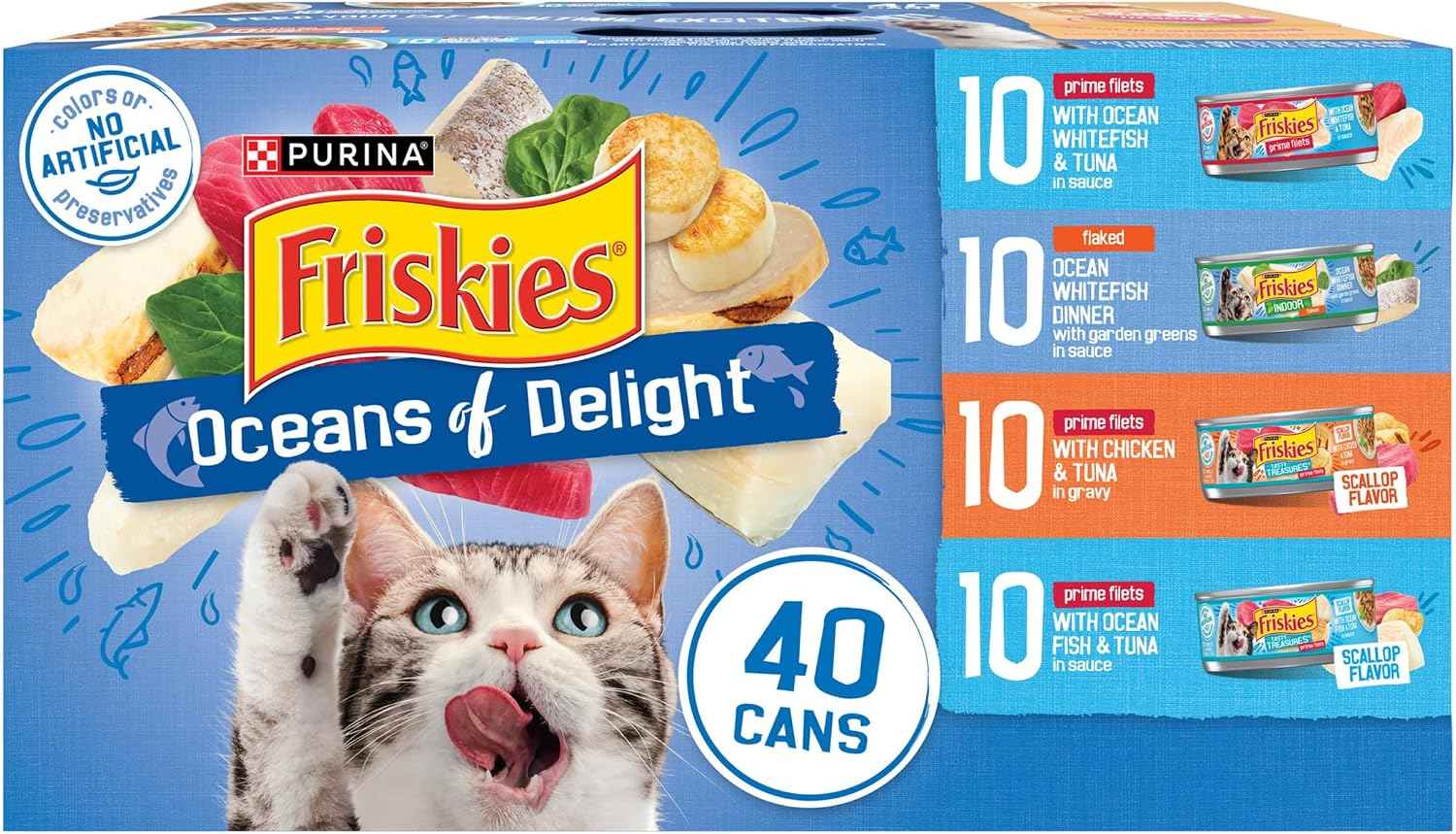 purina-friskies-wet-cat-food-variety-pack-oceans-of-delight-flaked-and-prime-filets-pack-of-40-5-5-oz-cans