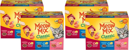 Meow Mix Poultry & Beef Favorites, Wet Food Variety Pack, 24 Cups22
