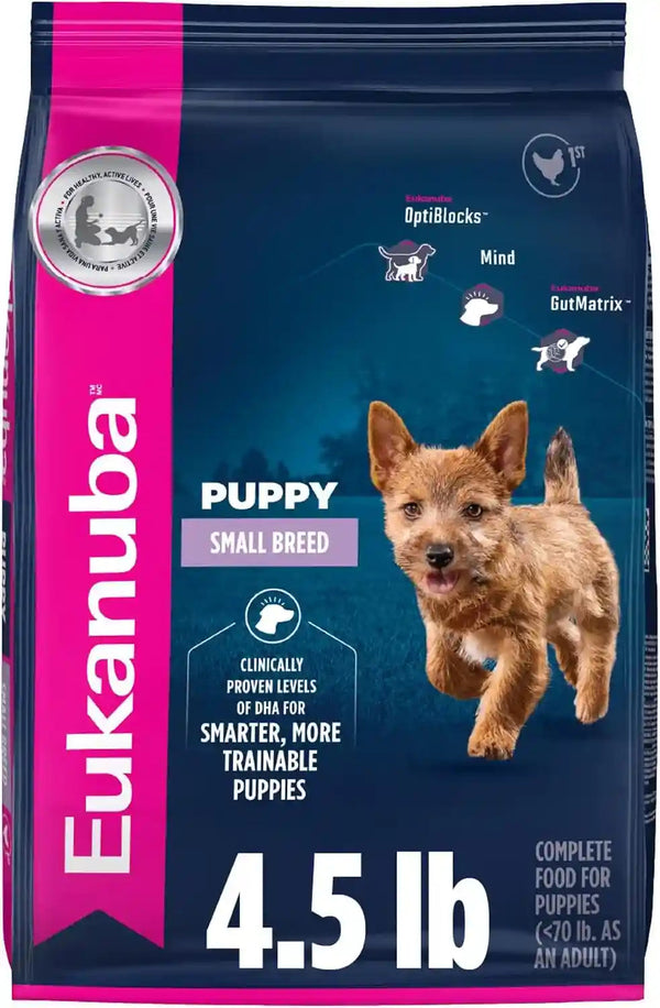 Eukanuba Puppy Small Breed Dry Dog Food, 4.5 Lb Bag1