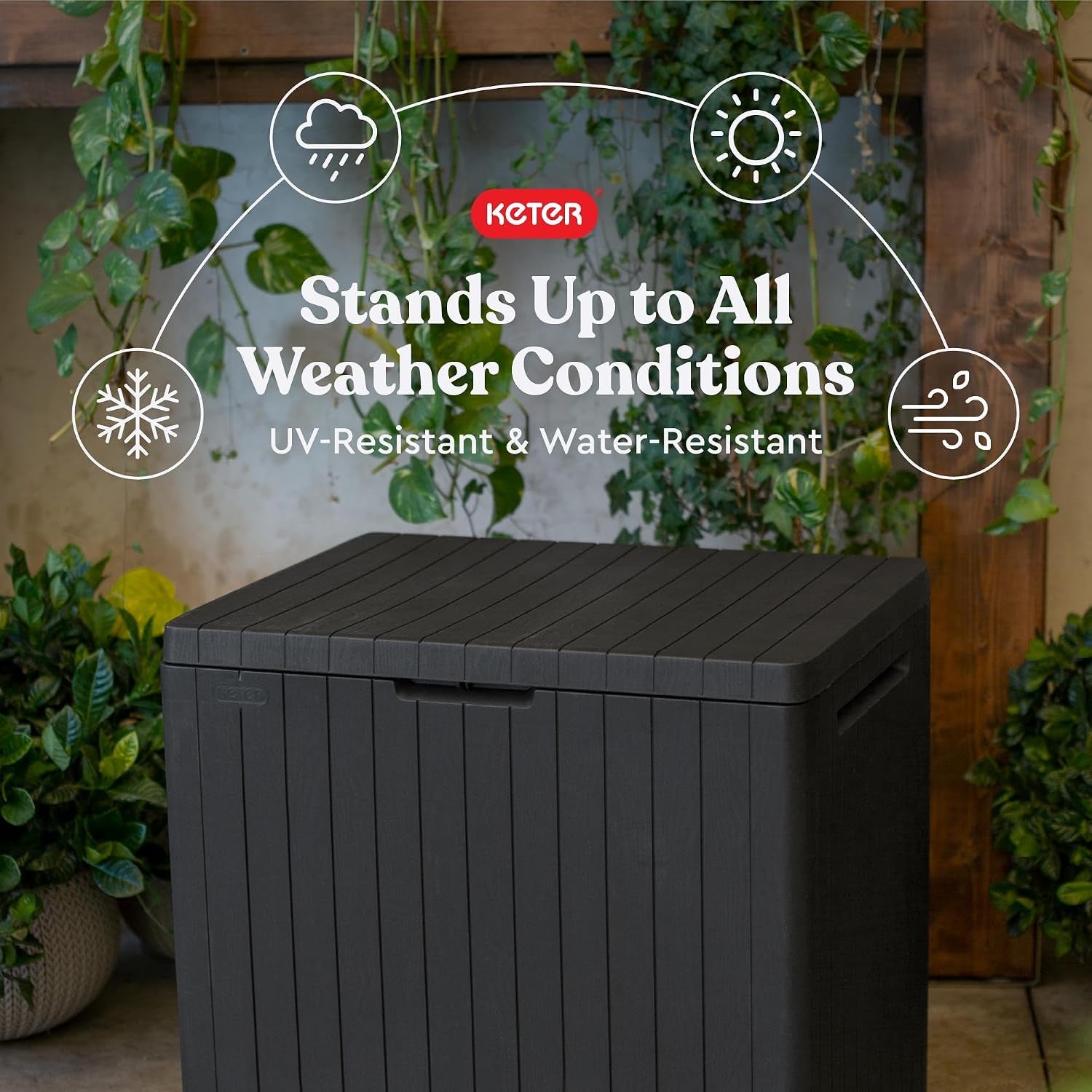 keter-city-30-gal-outdoor-storage-box-and-patio-side-table-grey-resin-compact-weatherproof-lockable-easy-assembly-organization-pool-accessories-storage