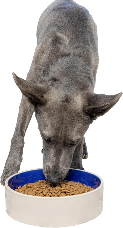 SPOT Ceramic Stoneware- Pet Bowl for Medium and Large Dogs, Classic Heavy Duty Non-Slip Ceramic Bowl for Food and Water - 7.5In Diameter12