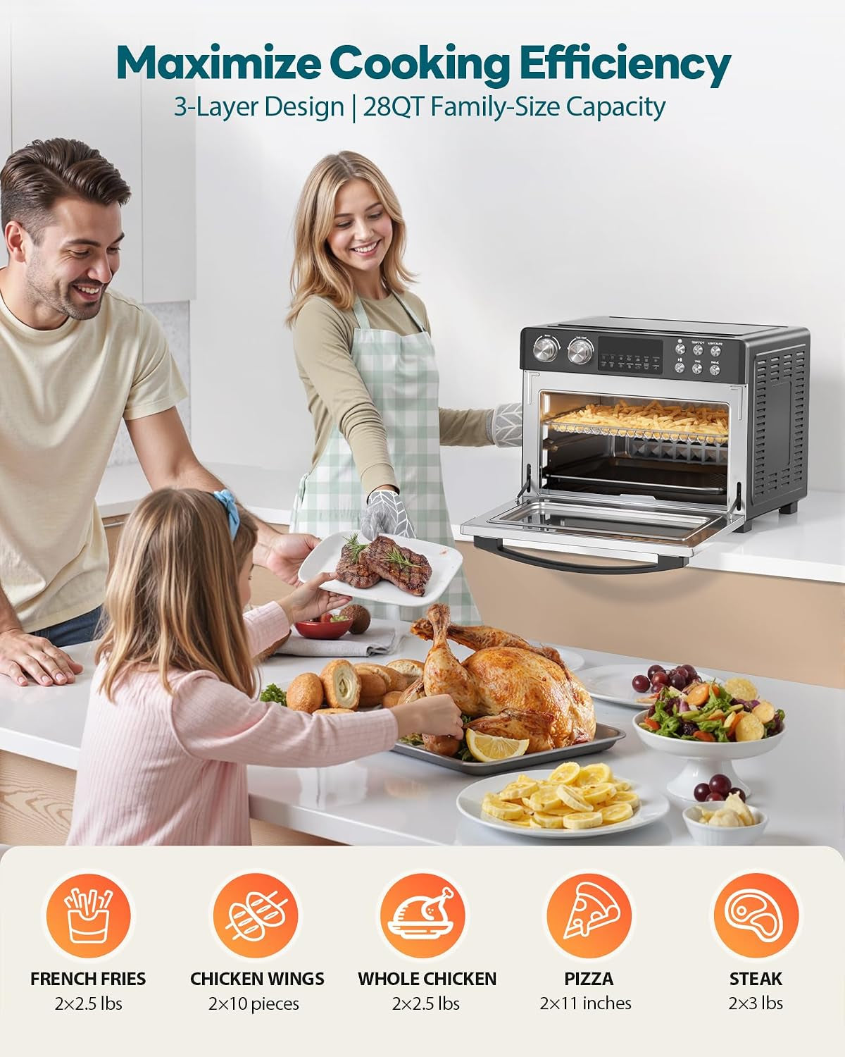 28qt-air-fryer-toaster-oven-combo-large-12-in-1-convection-countertop-oven-with-next-gen-heatwave-convection-3-layer-cooking-rotisserie-for-chicken-fits-11-pizza-full-accessories-purple-black