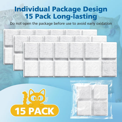 15 Pack Pet Food Desiccant Bags for Petlibro Automatic Cat Dog Feeders | Keep Pet Food Dry and Fresh, for Model PLAF001, PLAF101, PLAF005, PLAF006, PLAF103, PLAF20310