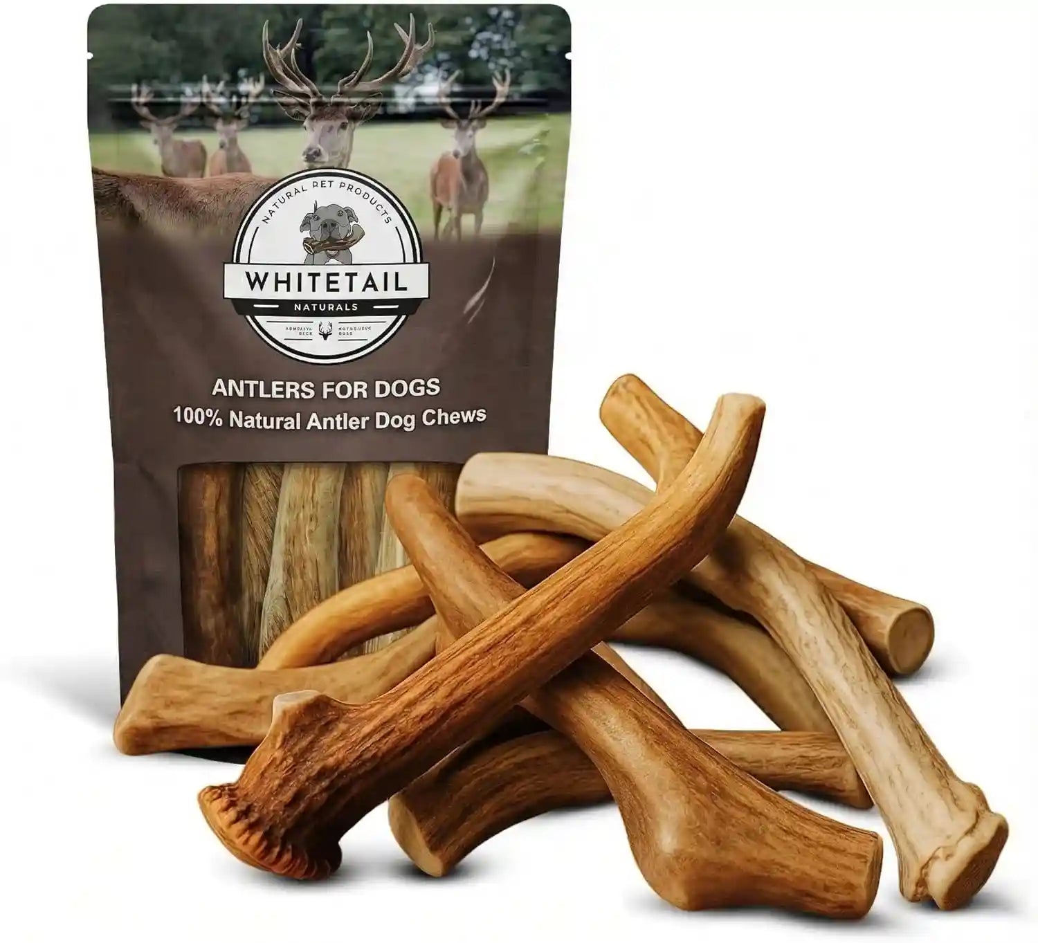 whitetail-naturals-whole-deer-antlers-for-dogs-1-lb-bulk-pack-4-5-ct-for-medium-large-aggressive-chewers-naturally-shed-wild-sourced-grade-a-long-lasting-crafted-in-usa