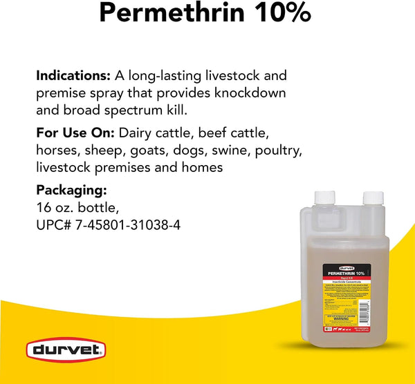 Durvet 2253554 Permethrin EC 10-Percent3