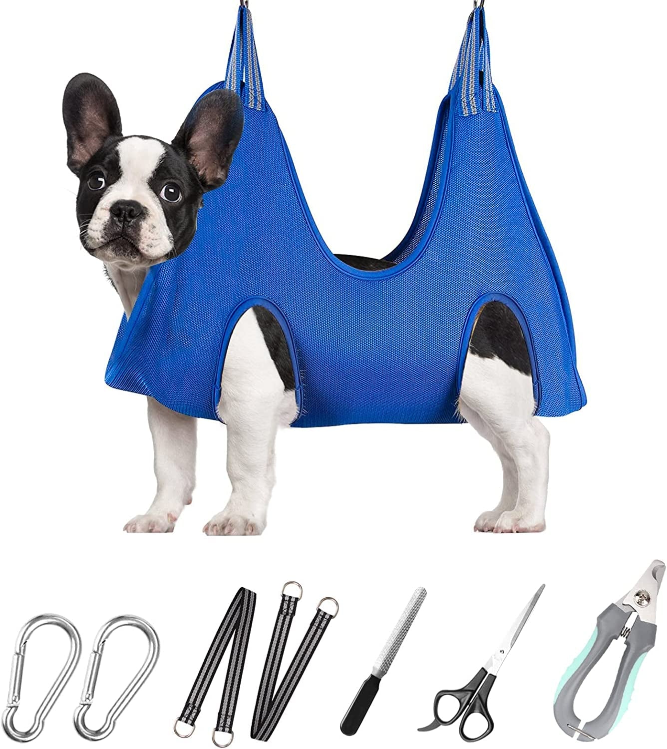 ateson-pet-grooming-hammock-with-nail-clippers-nail-trimmers-grooming-scissors-dog-grooming-harness-for-nail-trimming-pet-grooming-sling-helper