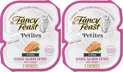 Purina Fancy Feast Petites Seared Salmon Wet Cat Food, 2.8 Oz, 12-Pack14