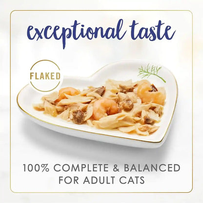 Purina Fancy Feast Wet Cat Food Flaked Fish and Shrimp Feast - (Pack of 24) 3 Oz. Cans2