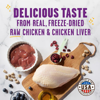 Stella & Chewy'S Meowfulls Freeze Dried Cat Treats - Chicken & Chicken Liver Recipe - Raw Protein with Probiotics & Salmon Oil - 1 Calorie per Treat - 1.5 Oz4