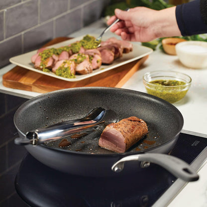 A1 Series with Scratchdefense Technology Nonstick Induction Frying Pan/Skillet, 12 Inch, Graphite3