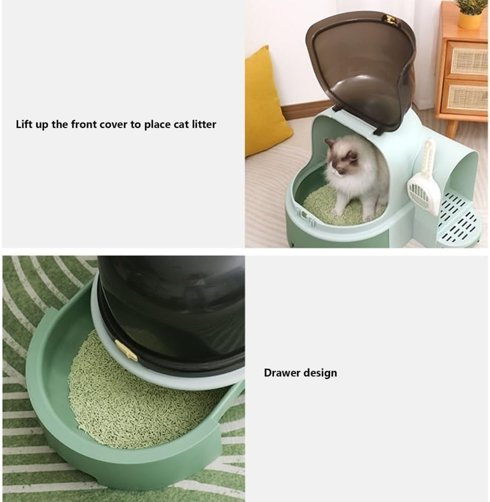 pet-supplies-extra-large-enclosed-cat-litter-box-with-scoop-splash-proof-drawer-designbrown