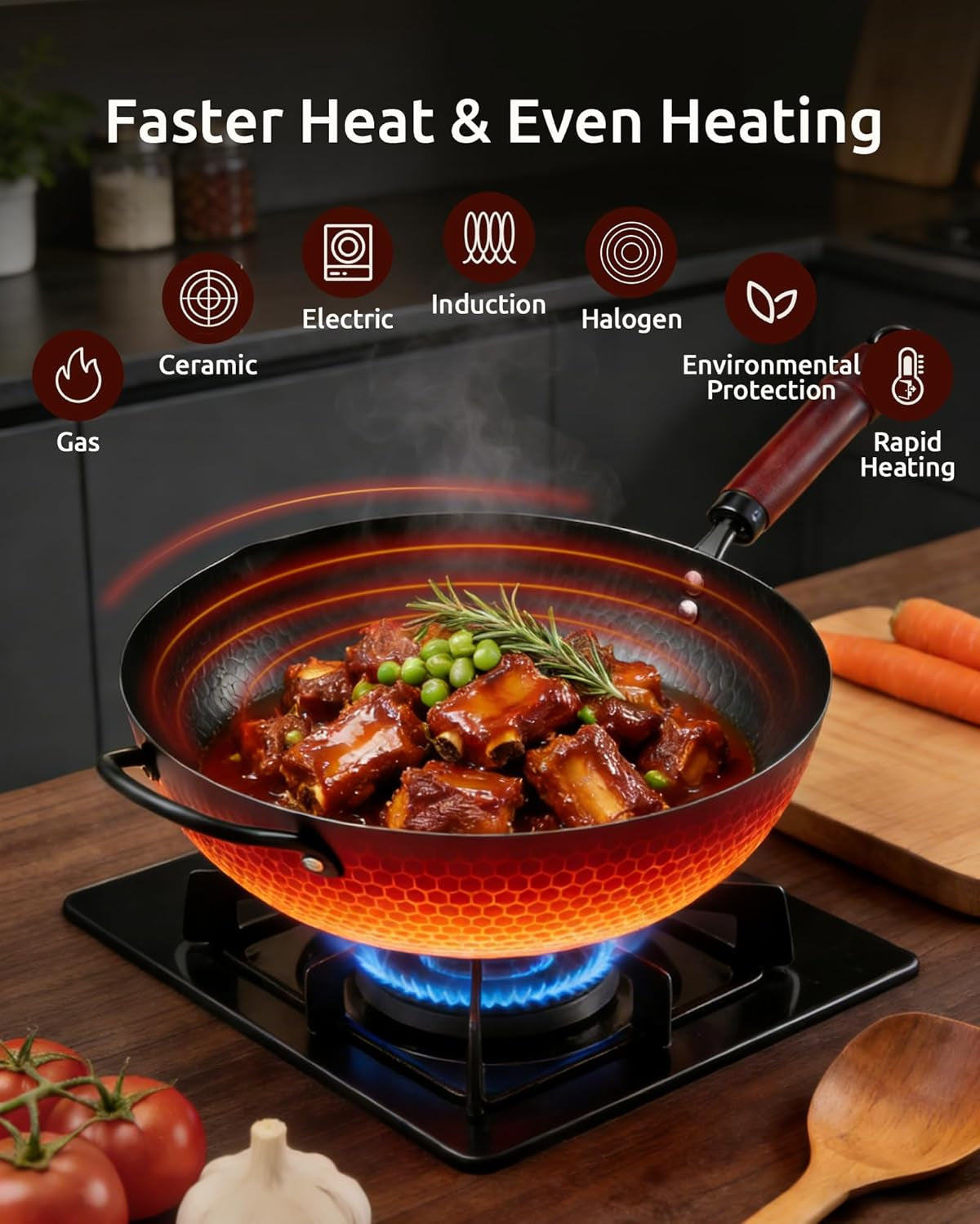 wok-pan-carbon-steel-wok-woks-stir-fry-pans-nonstick-13-inch-wok-pan-with-wooden-lid-pre-seasoned-carbon-steel-cookware-5-8qt-flat-bottom-chinese-wok-pan-compatible-with-all-cooktops