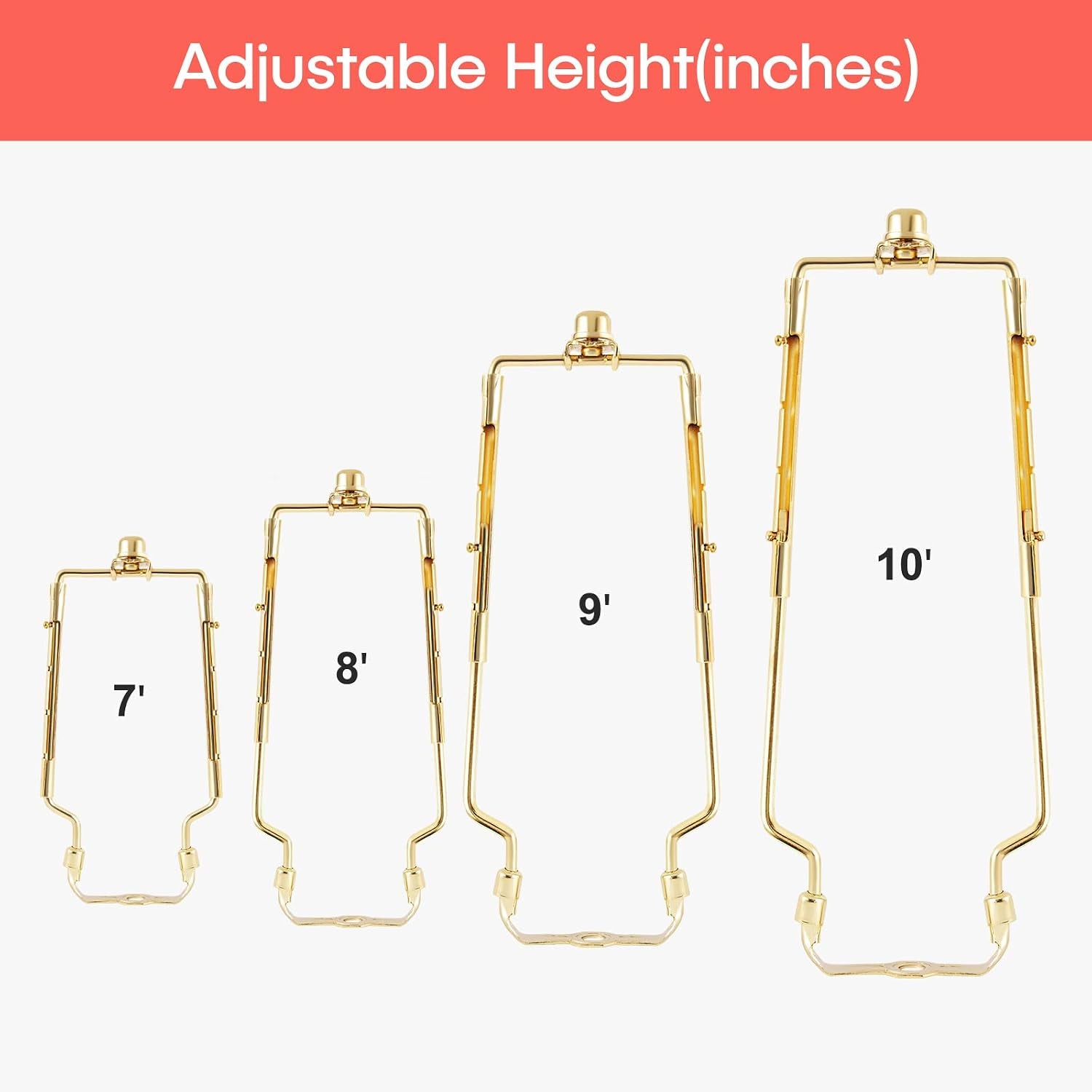 2-pack-7-8-9-10-inch-lamp-shade-harp-holder-adjustable-lamp-harp-kit-fit-3-8-ip-standard-e14-e26-e27-light-base-uno-fitter-adapter-golden-horn-frame-lampshade-bracket-golden