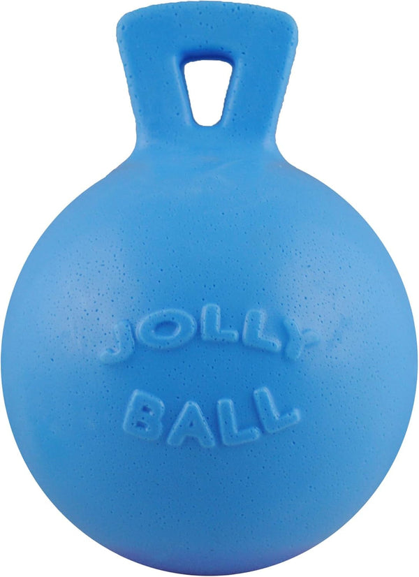 Jolly Pets Tug-N-Toss Heavy Duty Dog Toy Ball with Handle, 8 Inches/Large, Red (408 RD)12