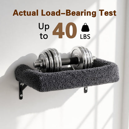6-In-1 Cat Wall Shelves for Indoor Cats, Wall Mounted Furniture with Bed, Cave, Perch & Scratching Post, Multi-Level Climbing System, Space-Saving Playground, Natural Wood Gray6