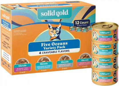 Solid Gold Wet Cat Food Pate for Indoor Cats - Healthy Canned Cat Food Pate W/Real Chicken, Omega Fatty Acids, Vitamins & Minerals - Grain Free & Gluten Free Can Meals for Cats & Kittens - 24Ct/3Oz37