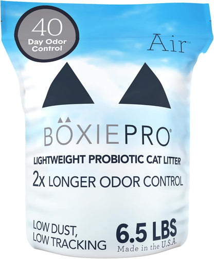 Boxie Unscented Lightweight Cat Litter 30 Day Odor Control Dust Free 6.5 Lb12