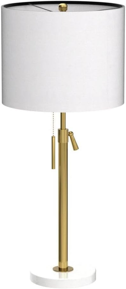 Gold Table Lamps Set of 2, 22" to 30" Adjustable Nightstand Lamps for Bedroom, Dimmable End Table Lamps for Living Room Console Entry Farmhouse Home Decor, New House Warming Gifts4