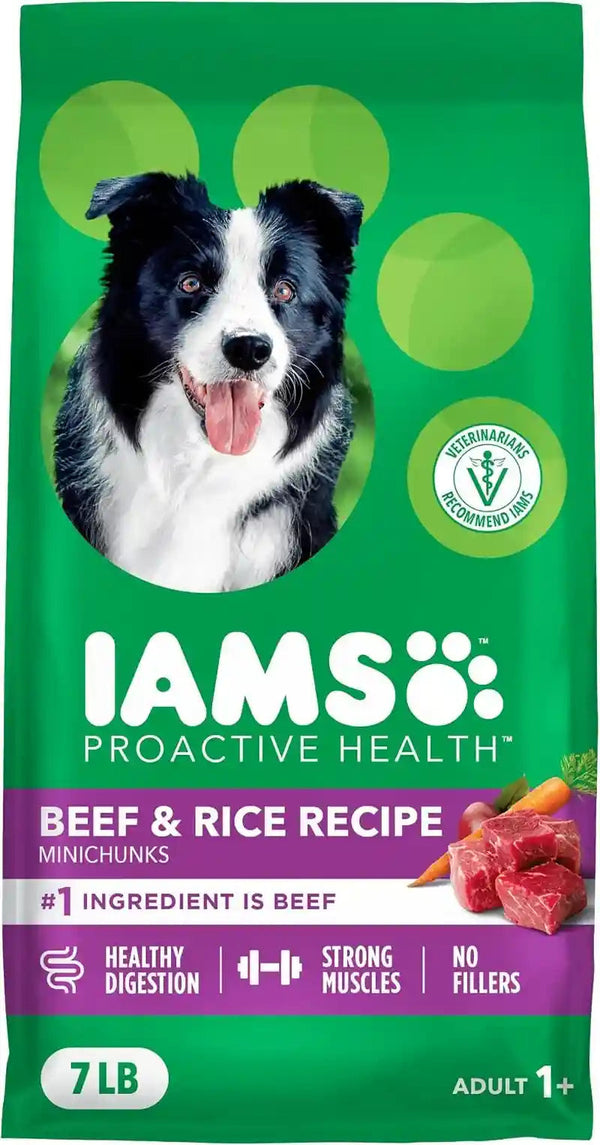 IAMS Proactive Health Adult Minichunks Dry Dog Food, Chicken, 30 Lb | Real Chicken #1 Ingredient, No Fillers, Natural Fiber & Prebiotics, Omega-6 Fatty Acids, Antioxidants for Immune Support18