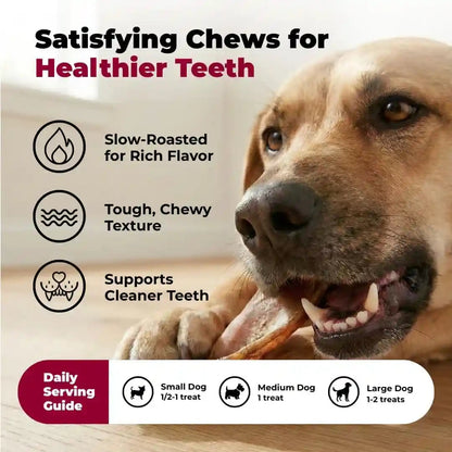 Best Pet Supplies Gigabite Whole Pig Ears for Dogs - 25 Count | Single Ingredient, All Natural Pig Ears, Supports Dental Health, Perfect for Training, Slow Roasted Chews3