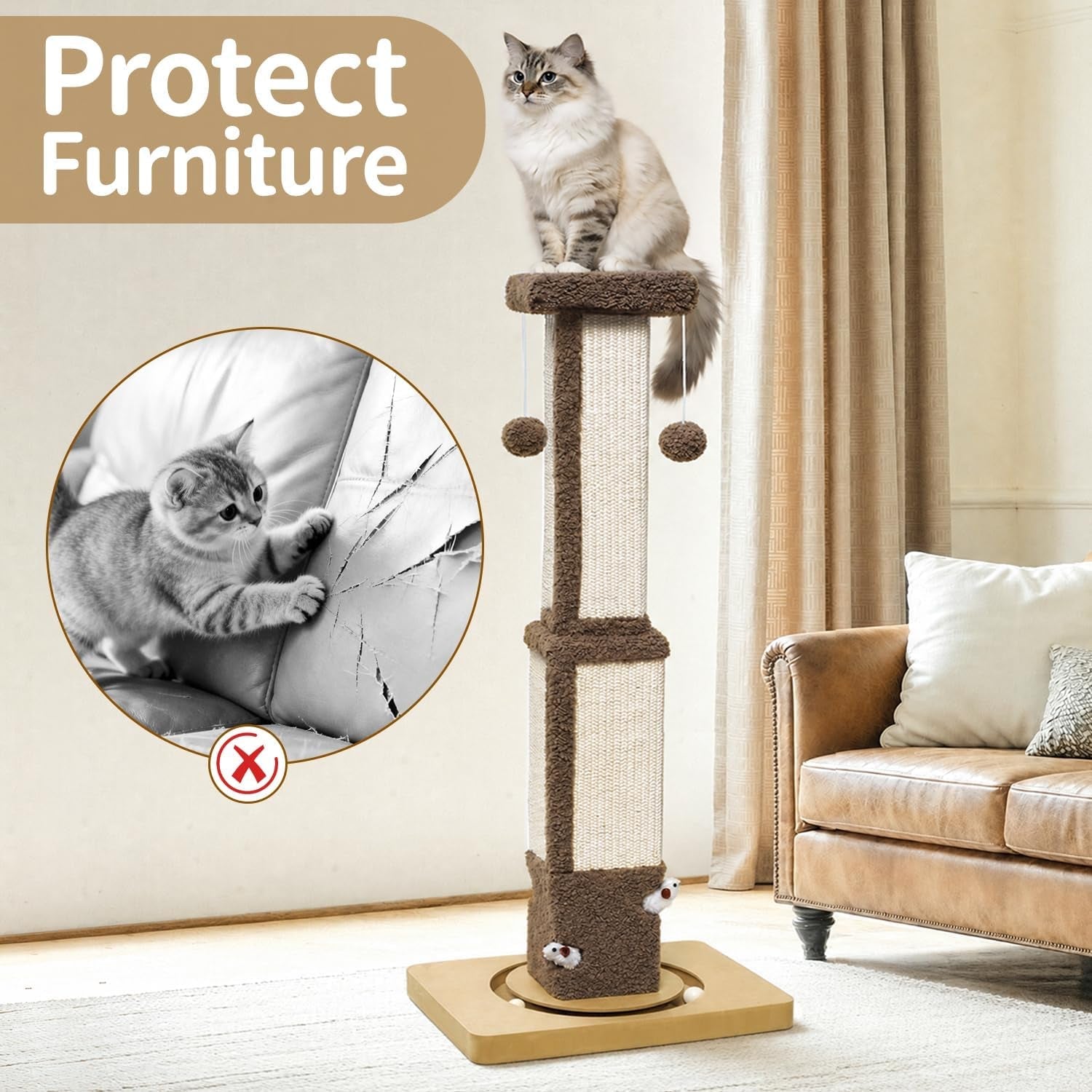 33-tall-sisal-vertical-cat-scratching-post-for-indoor-cats-brown-vertical-pole-post-for-indoor-cat