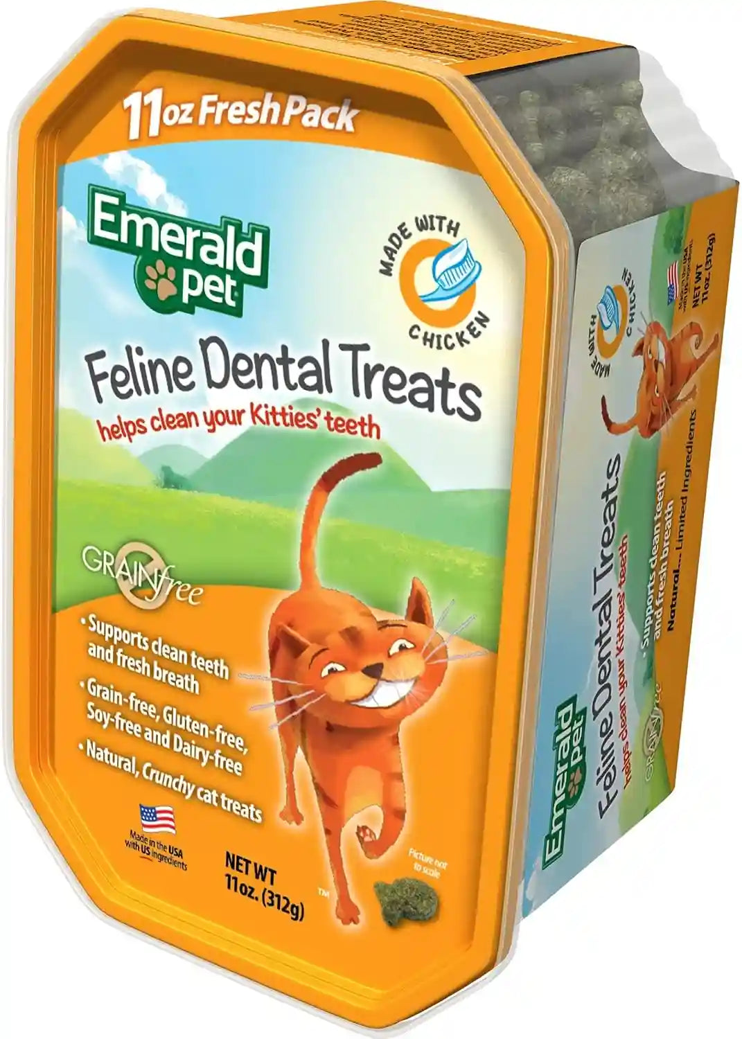 emerald-pet-grain-free-cat-dental-treats-with-chicken-crunchy-natural-dental-treats-for-cats-to-clean-teeth-freshen-breath-and-reduce-plaque-tartar-11-oz-tub