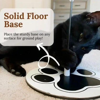 18-Piece Interactive Cat Toys for Indoor Cats, Cat Stuff Heavy Duty Self-Holding Floor Base & Suction Cup - Durable Feather Wand Bird Simulation Self Play Kitten Toys for Bored Adult Cats Juguete Gato8