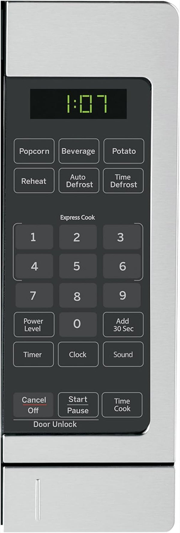 GE Countertop Microwave, 700 Watt 0.7 Cu. Ft., Stainless Steel, GCST07N1WSS | 4 Convenience Cook Settings, One-Touch Controls, Child Lock Technology, Glass Turntable, for Kitchen, Dorm, Office, Apartment5