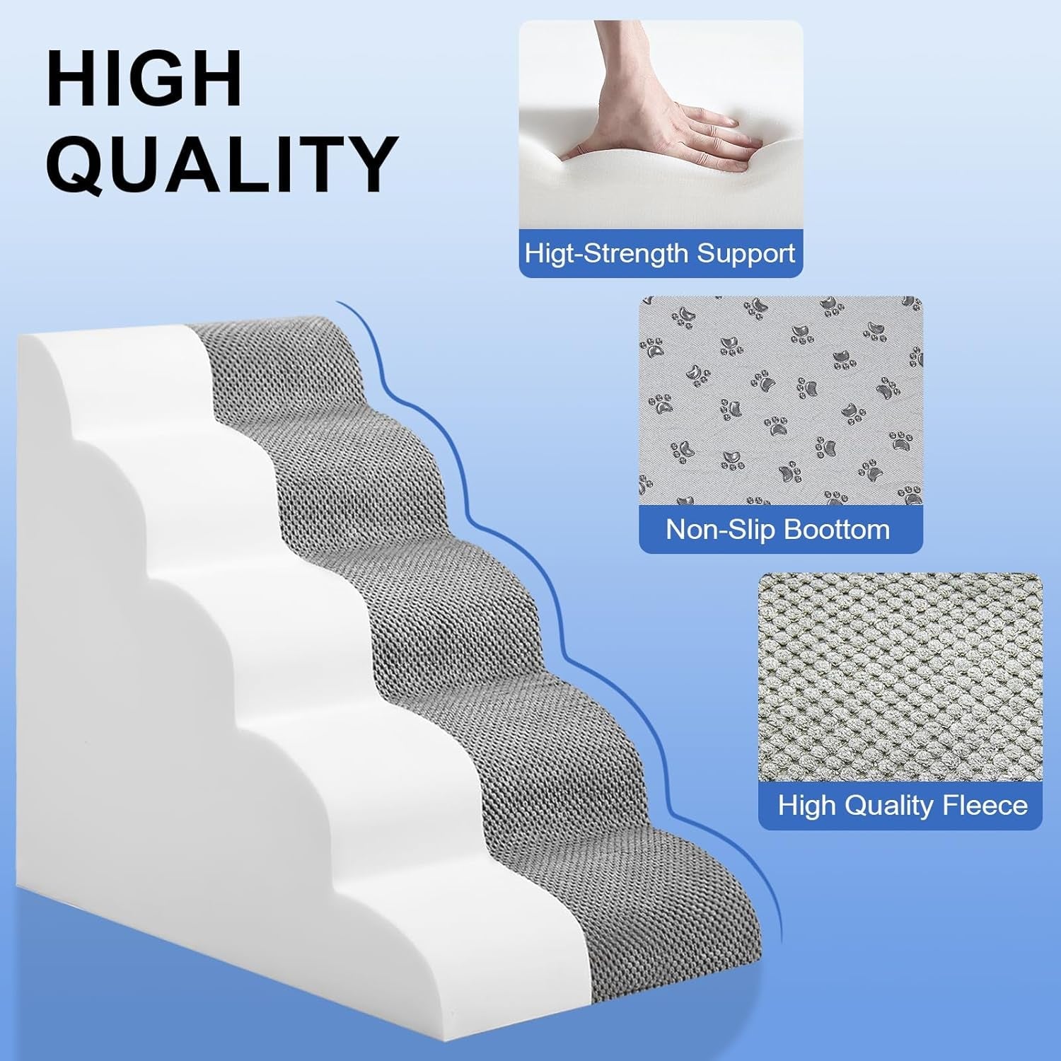 dog-stairs-for-bed-28-7-h-5-step-dog-ramp-non-slip-sturdy-pet-steps-for-small-dogs-cats-to-get-on-high-bed-or-couches-grey