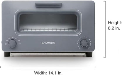 the Toaster | Steam Oven Toaster | Compact Size 14.1" W X 12.6" D X 8.2" H | 5 Cooking Modes: Sandwich Bread, Artisan Bread, Pizza & Pastry, Oven | Baking Pan Included | US Version | Gray3