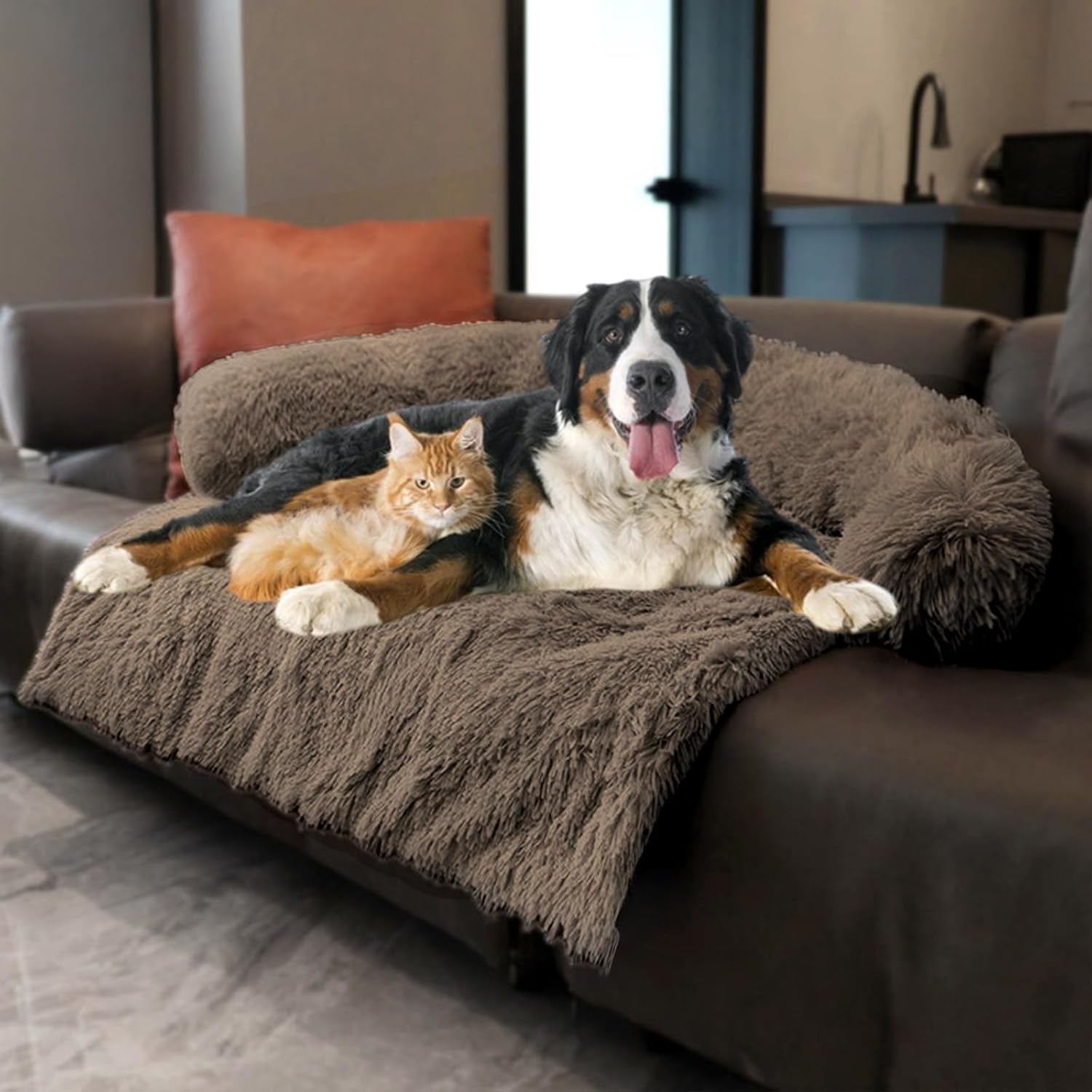 calming-dogs-cats-bed-mats-dog-pad-washable-removable-couch-cover-plush-long-fur-mat-for-pets-waterproof-lining-perfect-for-small-medium-and-large-dogs-and-cats-gradient-gray-36x31