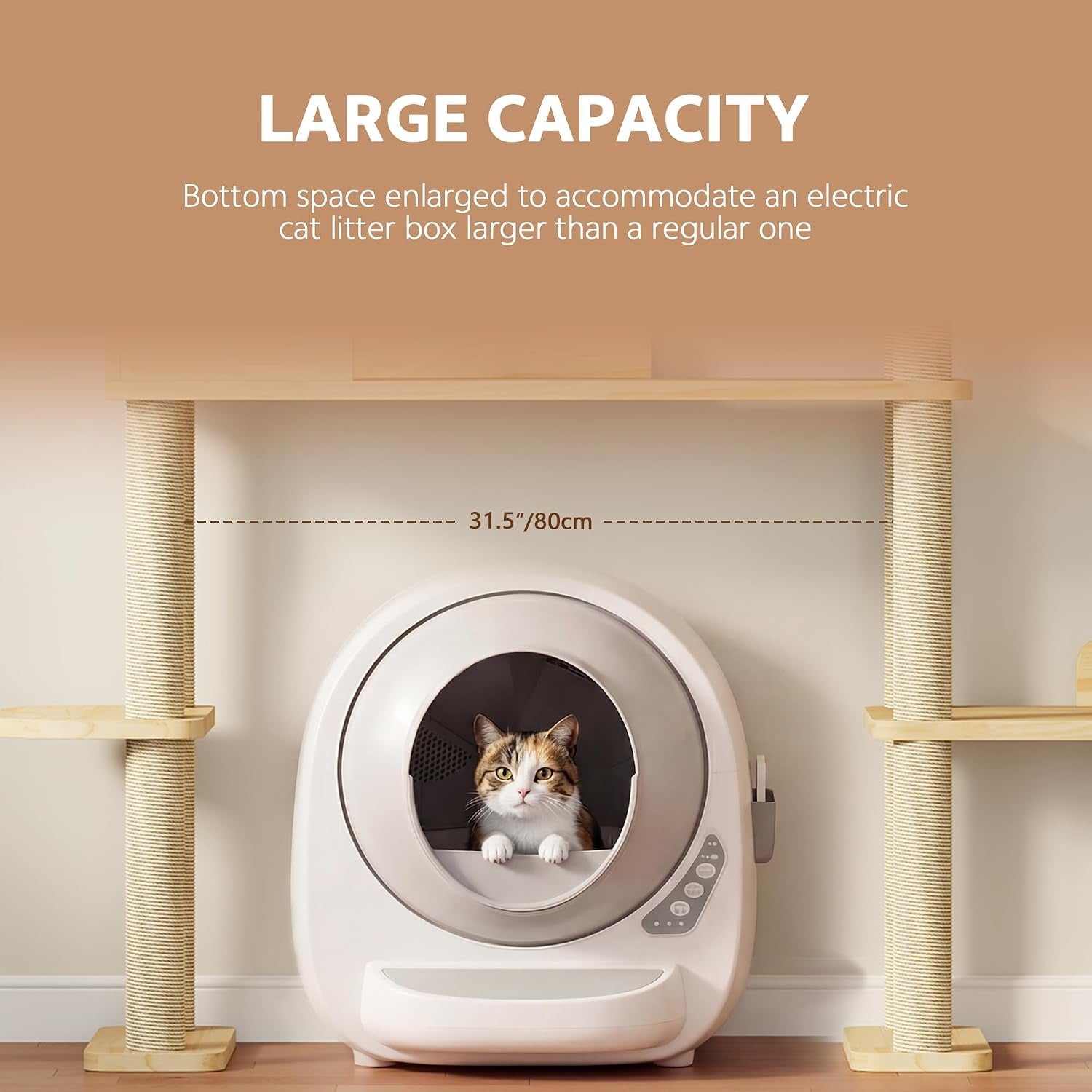 60-cat-tree-for-automatic-litter-box-for-heavy-cats-up-to-22lbs-solid-wood-large-cat-tower-with-tunnel-house-space-saving-for-indoor-multi-pet-households-stops-furniture-scratching