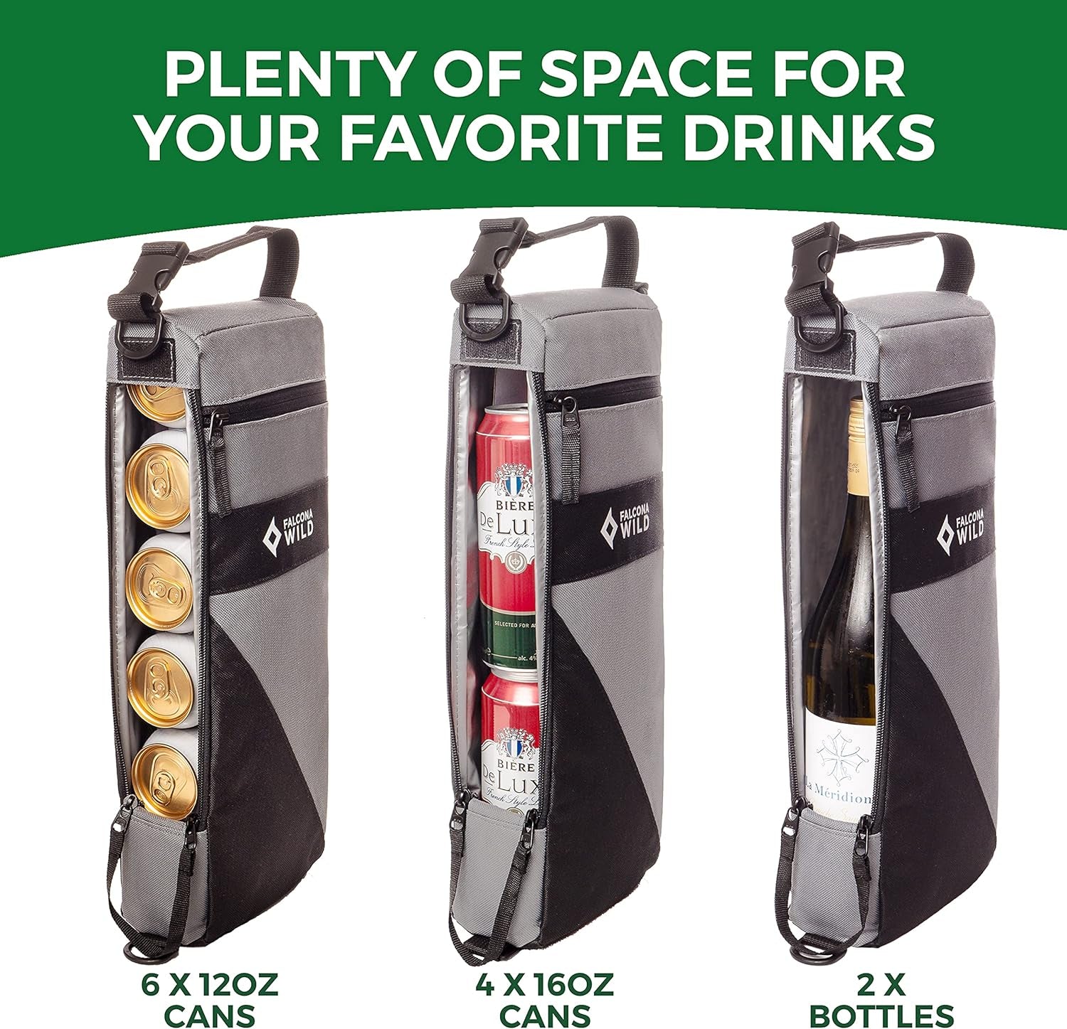 golf-cooler-bag-plus-2-ice-packs-keeps-drinks-cold-for-hours-holds-6-cans-fits-discreetly-in-golf-bags-comfortable-carry-strap-insulated-beer-sleeve-useful-golf-accessories-and-gifts