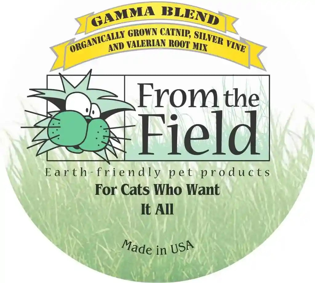 from-the-field-gamma-blend-catnip-leaf-and-flower-silver-vine-valerian-root-mix-fresh-usa-grown-organic-catnip-for-cats-potent-resealable-tub-2-oz
