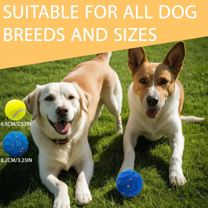 Interactive Pet Toy Ball - Bouncy, Flexible & Durable, Self-Rolling for Indoor Play, IPX7 Waterproof, Active Rolling Ball for Medium Dogs (Blue)8
