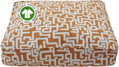 Molly Mutt Medium to Large Duvet Cover, Heat Waves, Brown with Black Accents 36"X45"X5"48